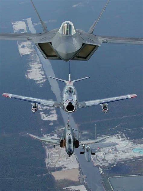 Great Show Of Generational Air Superiority Aircraft Military