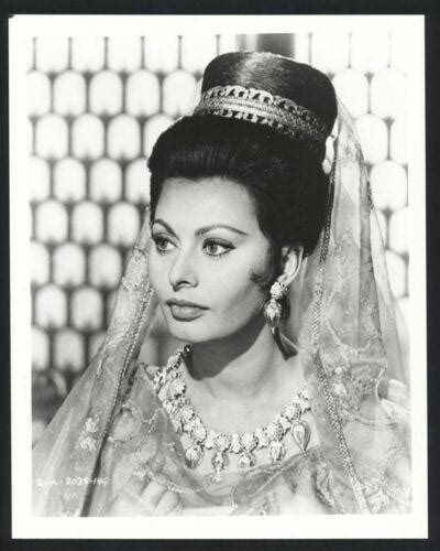 1964 Sophia Loren In Fall Of The Roman Empire Duplicate 8x10 Photo
