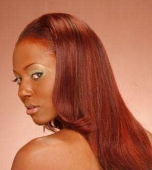Many famous african american women have been taking risks and setting new trends with their hair color. Black Hair Color: Auburn Hair Color On Black Women