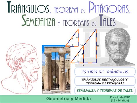 Didactmaticprimaria Triángulos Teorema De Pitágoras Semejanza Y