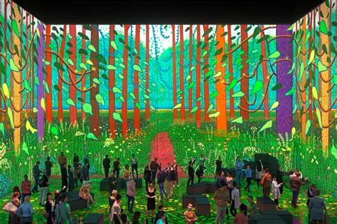 David Hockney Opens Immersive Exhibition In London Hypebae