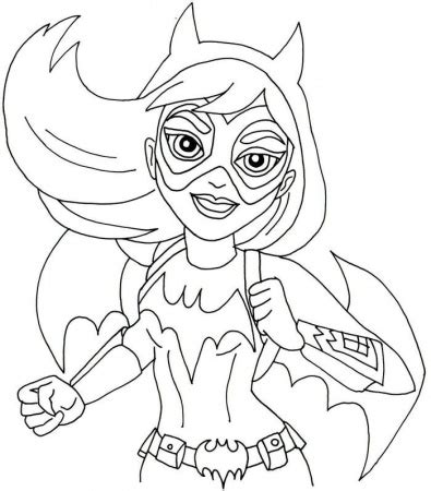 Batgirl Coloring Pages Free Printable Batgirl Coloring Pages