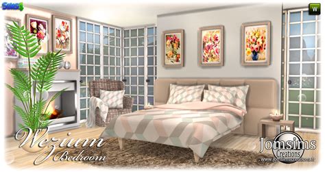 Sims 4 Ccs The Best Bedroom By Jomsims