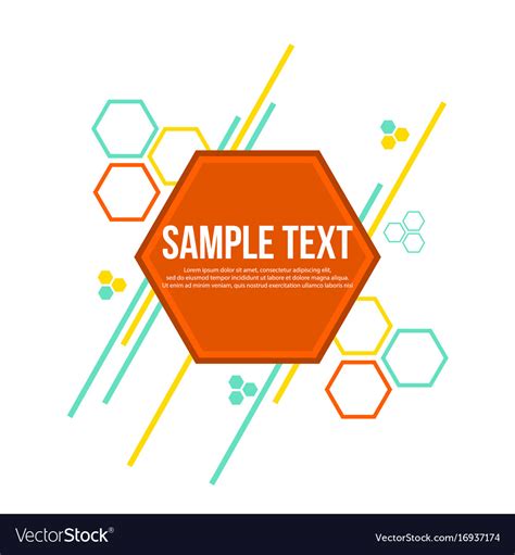 Modern Abstract Geometric Background Design Style Vector Image