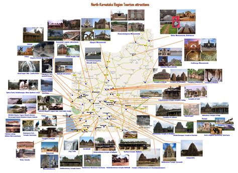 North karnataka, the hill stations, coastal karnataka and south karnataka. File:North Karnataka Tourism map 10.11.2008.JPG - Wikipedia