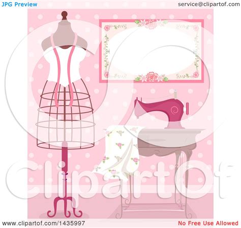 Check spelling or type a new query. Clipart of a Metal Frame Mannequin by a Sewing Machine and ...