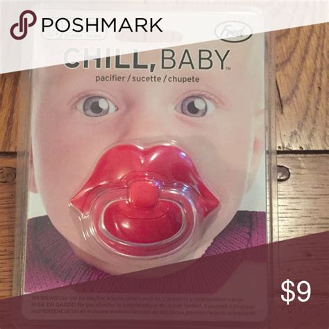 New Chill Baby Red Lips Pacifier Pacifier Baby Pacifier Chill