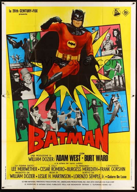 This original film from the sixties has a special kind of flair to it. 1966 Batman Movie Posters