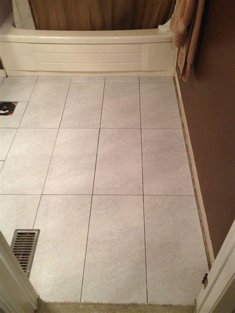 12 X 24 Bathroom Tile Tile Bathroom Flooring Remodel