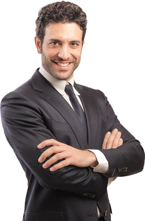 Download An Attractive Bearded Man Wearing A Nice Suit Stands Man With Crossed Arms