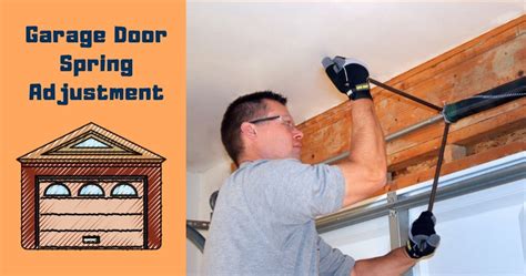 Replacing garage door extension springs. A Step by Step Guide to Garage Door Spring Adjustment ...