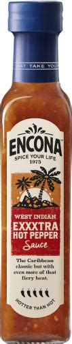 Köp Encona West Indian Exxxtra Hot Pepper Sauce 142ml Hos Coopers Candy