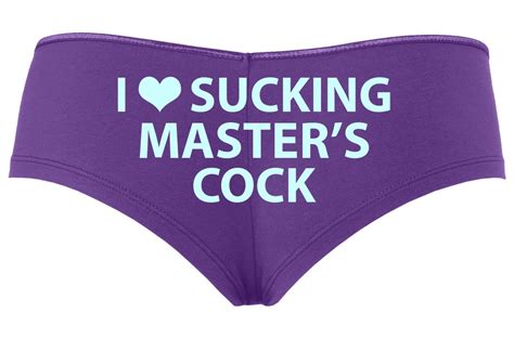 Knaughty Knickers I Love Sucking Masters Cock Submissive Blow Etsy