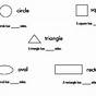 Copying Shapes Worksheet For Kindergarten
