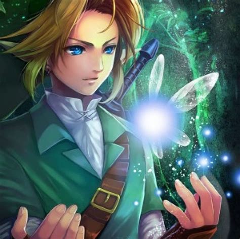 Ocarina Of Time Pretty Glow Blond Cg Link Guy Video Game Game