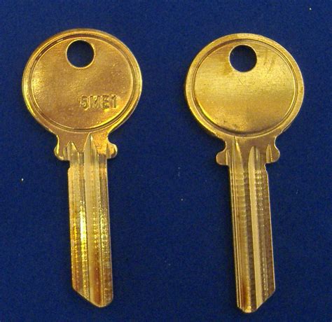 Two Key Blanks Fit Medeco Locks 5me1 Level 1 5 Pin Brass 1515 Ebay