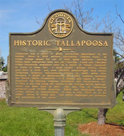 Historic Tallapoosa Georgia Historical Society