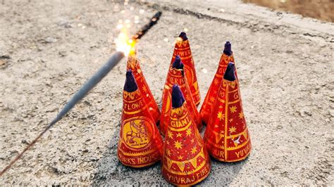 Crazy Firecrackers Glowing Show Diwali Flower Pot Chichubuddi