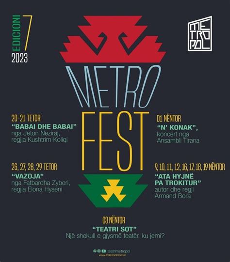 Metro Fest 7 organizuar nga Teatri Metropol ofron një përvojë unike