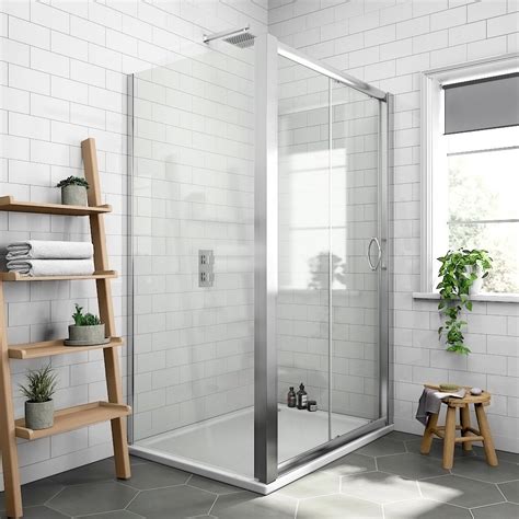Newark X Mm Sliding Door Shower Enclosure Now Online