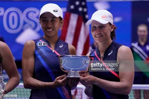 Womens Us Open Doubles Trophy Photos And Premium High Res Pictures