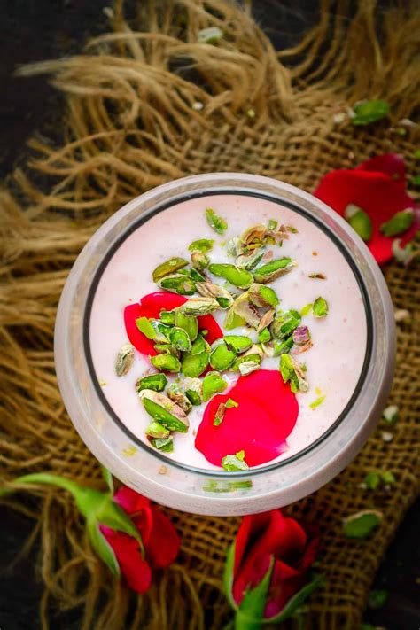 A Delicious Twist On The Traditional Lassi Rose Lassi Is Flavoured