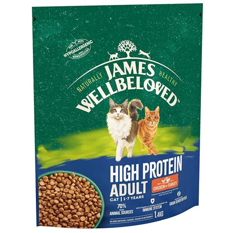 James Wellbeloved High Protein Grain Free Dry Adult Cat Food Chicken
