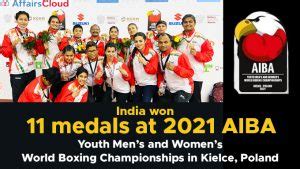 From wikipedia, the free encyclopedia. India bags 11 medals tops Medals Tally at 2021 AIBA Youth ...
