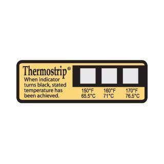 Do soap film and spots cover up your china pattern? Thermostrip DL Dishwasher Temperature Labels-Three Temperature