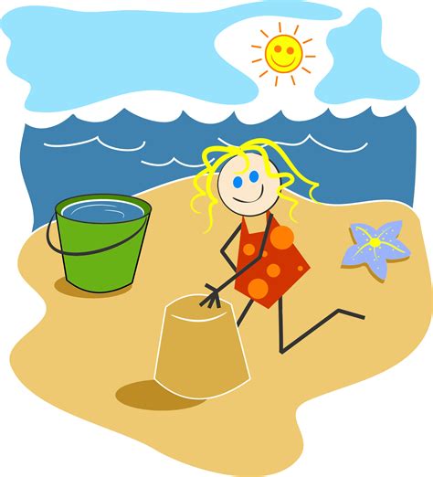 96 Best Ideas For Coloring Beach Summer Clipart
