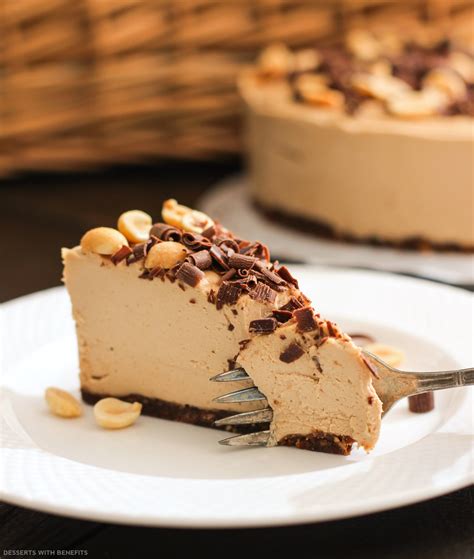 Desserts With Benefits Healthy Chocolate Peanut Butter Raw Cheesecake