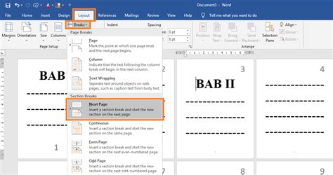 Cara Membuat Nomor Halaman Beda Posisi Di Awal Bab Microsoft Word Sandbox
