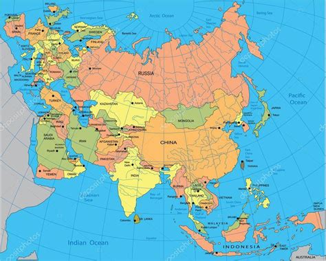 Mapa Con La Division Politica De Europa Y Asia Ayuda Por Favor