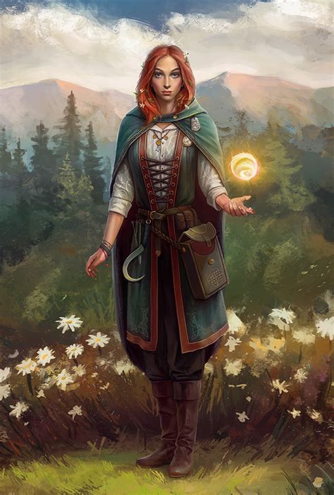 View Fantasy Female Druid Portrait Quoteqpercentage