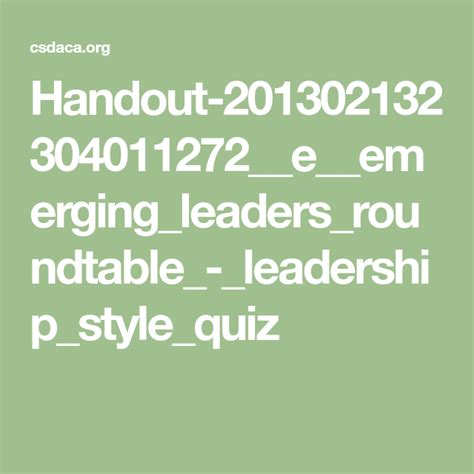 Open area, open self, free area, free self, or 'the arena': Leadership Style Quiz | Style quiz, Leadership, Quiz