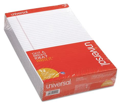 Universal Notepad 8 12 In X 14 In 600 Pk 12 35x113unv45000