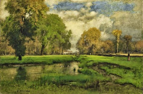 George Inness Tuttart Painting Beautiful Posters Landscape