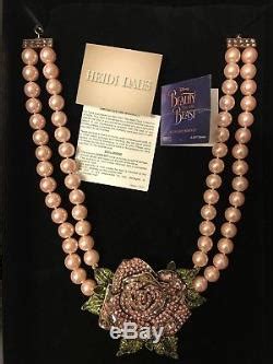 Beautiful glass rose necklace from beauty and the beast. Heidi Daus Disney Beauty and the Beast Enchanted Beauty ...