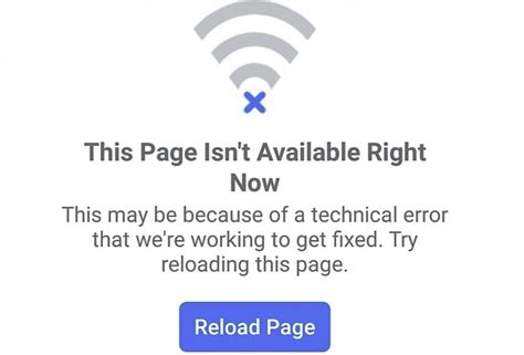 Fix This Page Isnt Available Right Now On Facebook Appdrum