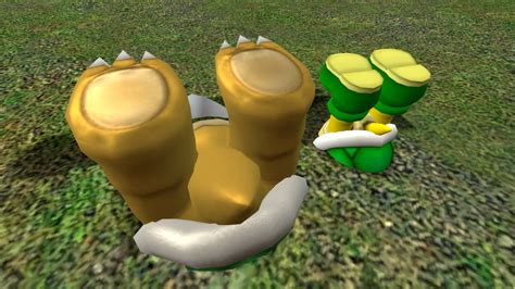 Bowser Jr And Koopa Troopa Buried Upside Down By Picklenick95 On
