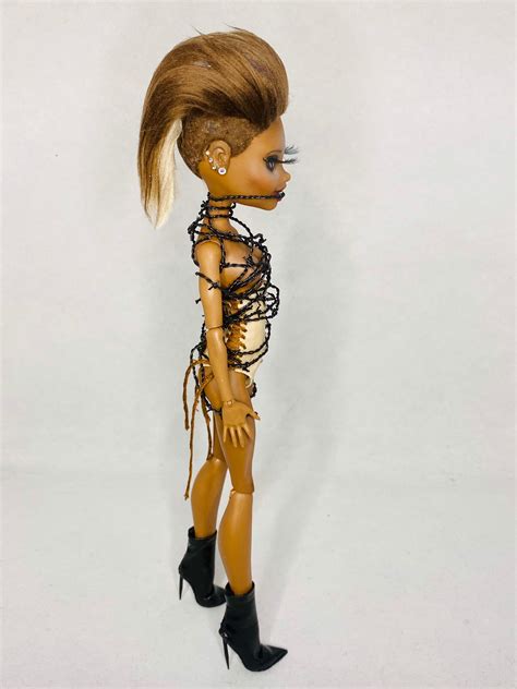 Rihanna Doll Repaint Etsy