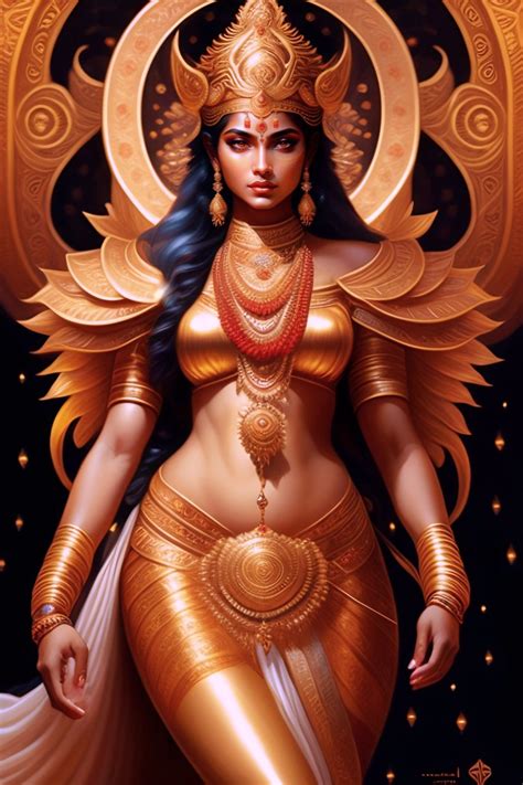Rule 34 Ai Generated Bindi Deity Durga Hindu Goddess Goddess Hindu