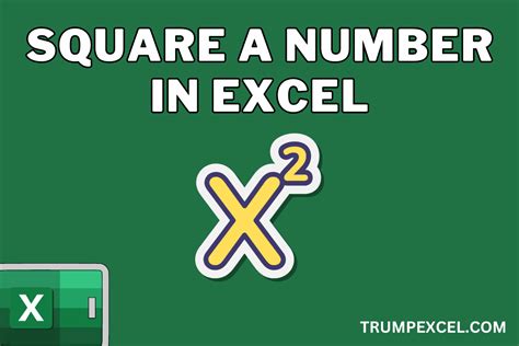 How To Square A Number In Excel 3 Easy Ways