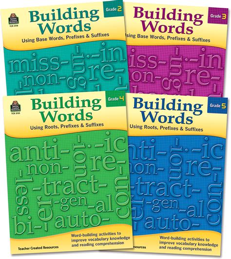 Building Words Using Base Words Prefixes And Suffixes Set Tcr9564