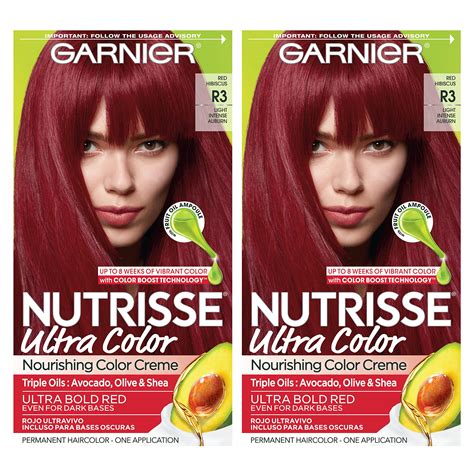 buy hair color sse ultra color nourishing creme r3 light intense auburn red hibiscus