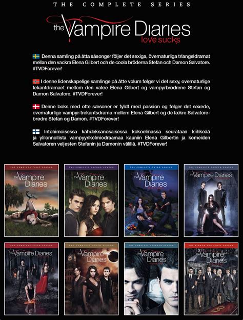Vampire Diaries Complete Series 38 Dvd Film