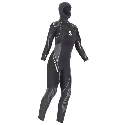 scubapro definition 7mm front zip womens hooded wetsuit scuba diving superstore