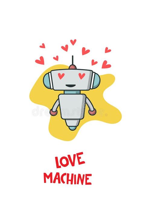 Cute Robot Logotype Stock Vector Illustration Of Cyber 123217711