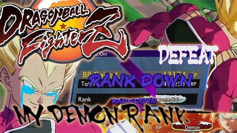 All special events, 100% story completion, accumulated all information for the achievements, hints for the train. LOST MY DEMON RANK!!: Dragon ball fighterz-Ranked matches ...