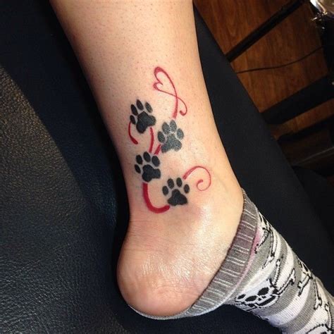 65 Best Paw Print Tattoo Meanings And Designs To Appreciate Your Pets